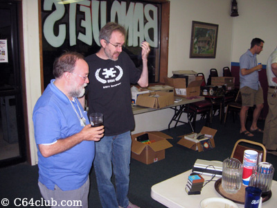 George and Kevin Savetz Atari 8-bit game cartridges - Northwest Retro Computing and Video Game Club
